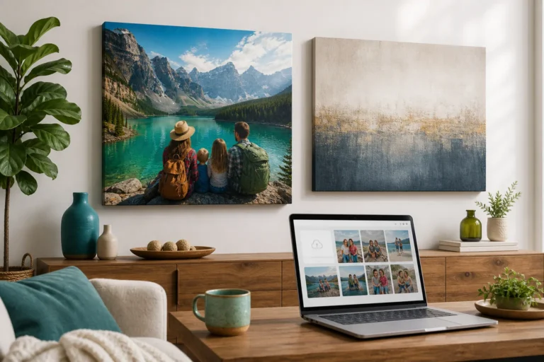Canvas Wall Art vs Photo Canvas Prints: What Calgary Homeowners Should Know