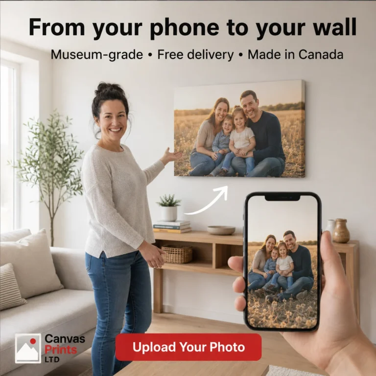 Canvas Prints Canada: A Complete Buyer’s Guide to Quality, Materials, Size, and Delivery