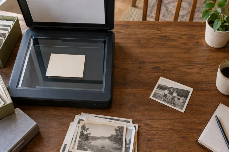 How to Digitize an Old Family Photo for Canvas: Scanner or Phone?