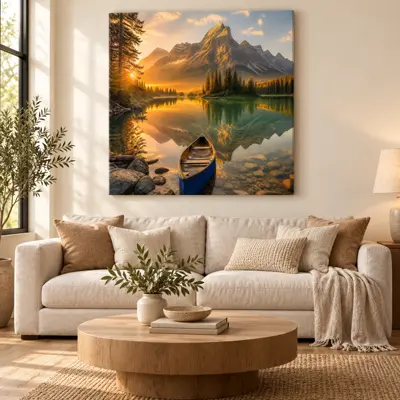 Example artwork displayed on a wall for Edit a specific area